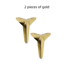 4 Confezioni di gambe per mobili in stile moderno, alte 12 cm / 4,72 pollici, adatte per l' assemblaggio fai-da-te o la sostituzione di comodini e altri mobili - in materiale metallico