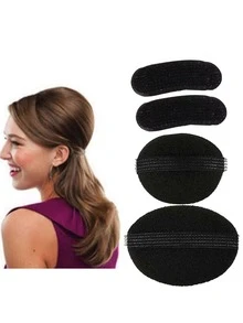 3 件时尚增高海绵新月刘海夹女士发饰，用于打造发型，美发工具 - 彩色 - 查看 12