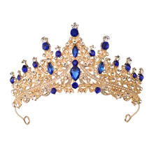 1 pieza Conjunto de corona de piedras preciosas de colores, tiaras nupciales chapadas en oro, tocados de boda con incrustaciones de rhinestones, coronas de princesa multicolor, accesorios para el cabello elegantes para fiestas, diademas de cristal brillante, joyas de boda con gemas diversas, adornos lujosos para el cabello nupcial, coronas de concurso impresionantes, decoración esencial para la cabeza en eventos, tiaras de celebración de alta gama, accesorios nupciales llamativos