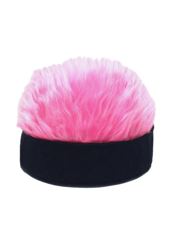 Veelkleurige gebreide muts met fuzzy-effect, veelzijdige acrylpruikmuts, streetwear casual feesthoed voor mannen en vrouwen, herfst/winter