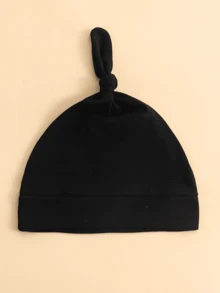 1pc Cute Pure Cotton Baby Beanie Hat, Warm & Breathable Tasseled Cap, Suitable For Newborns All Seasons - Multicolor - View 15