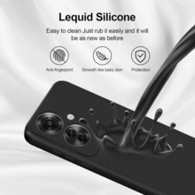 2 OPPO Black Phone Cases, Nothing Phone Black Straight Edge Cases, Compatible With OPPO Reno5 4G/OPPO Reno5 5G/Nothing Phone (3a) Pro/Nothing Phone (2a)/Nothing Phone Phone Cases, OPPO Phone Cases, Phone Cases, Waterproof Shockproof Anti-Fall Scratch Resistant - Black - View 3