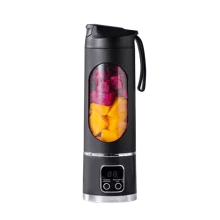 1500mAh USB Rechargeable Portable Milkshake Blender With LED Display, 12-Blade, Mini Juice Blender For Instant Nutrition