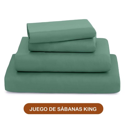 SERAPHINEX Juego De Sábanas De Microfibra De Color Sólido De 4 Piezas, Sábana Plana De 240*250 Cm, Sábana Ajustable De 180*200*25 Cm, 2 Fundas De Almohada De 45*75 Cm, Suave Y Agradable Al Tacto, Transpirable Y Cómodo, Apto Para Cama Grande/King Size, Estilo Minimalista, Juego De Ropa De Cama Para Todas Las Estaciones