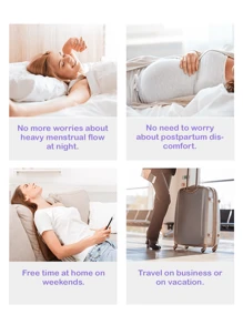 5/12/15/30 pezzi, Salvaslip, Mutande mestruali, Salvaslip tipo mutanda per la notte, Anti-perdite laterali, Alta assorbenza, Morbido e traspirante, Mutande mestruali, Buon sonno notturno, Biancheria intima mestruale impermeabile, Biancheria intima assorbente