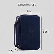 School Student Pencil Case - azul real - Ver 2