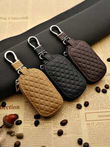 男士钥匙包通用大容量钥匙收纳包简约钥匙扣男士钱包迷你钱包零钱包