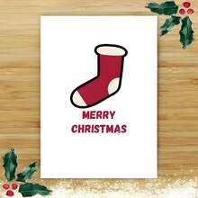 1 Christmas Card, Universal Holiday Greeting Card Design, Expressing Love For Parents, Family, Friends, Colleagues - Sincere, Humorous, Heartfelt Holiday Emotions - Multicolor - View 3