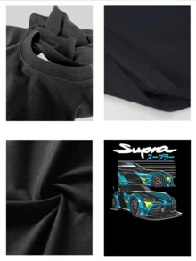 Men T-Shirts - Black - View 4