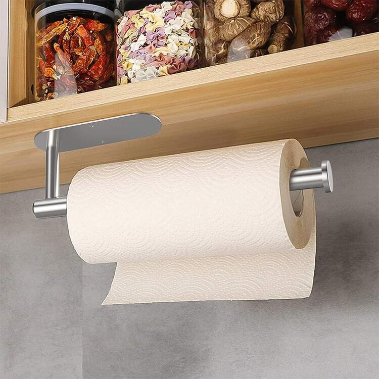 Kitchen Paper Towel Holder - Silver - View 1