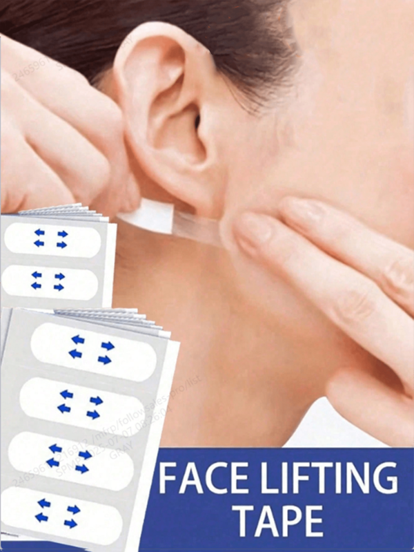 40/80/120/200pcs Instant Lift & Tighten Face Masks - Invisible Waterproof Moldable Masks For Double Chin & Neck, Face Slimming - Alcohol-Free, Suitable For All Skin Types, Unisex
