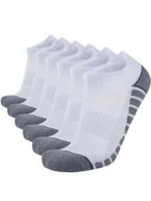 5/6/10/12 Pairs Men/Women's Fashion Casual Sports Ankle Socks, High Elasticity Breathable Low-Cut Socks, Moisture-Wicking Sports Socks, Suitable For Spring, Summer, Autumn, Winter