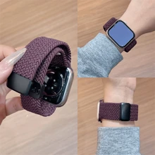 夏季休闲尼龙磁性表带兼容 38/40/41/42/44/45/46/49 毫米，兼容 表带 Ultra/Se10/9/8/7/6/5/4/3/2/1