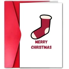 1 Christmas Card, Universal Holiday Greeting Card Design, Expressing Love For Parents, Family, Friends, Colleagues - Sincere, Humorous, Heartfelt Holiday Emotions - Multicolor - View 6