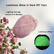 50G/PC Colorful Glow Yarn] Glow In The Dark Yarn, Crochet Yarn, DIY Art, Knitting, Crochet And Crafts Yarn - Multicolor - View 15