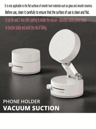 Nieuwe dubbelzijdige vacuüm magnetische zuignap telefoonhouder, autotelefoonhouder, draagbaar voor op reis, opvouwbare opbergruimte, luie telefoonhouder, desktophouder