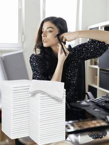 12 schnell trocknende, saugfähige Handtücher, Mikrofaser Gesichtstücher, wiederverwendbare Make-up-Entferner, ultra-weiche Tücher, Damen Weiß Gesichtswasch-Tücher, geeignet für Gesicht, Körper oder Haushaltsreinigung, Schule, Rückkehr zur Schule, Reisen, Reiseaccessoires, Haushaltsgegenstände, Handtücher, Hautpflege