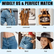 6/9/12/24 件牛仔裤纽扣，替换纽扣牛仔裤金属纽扣按扣牛仔裤可拆卸且完美可调节，按扣伸缩纽扣无缝纽扣针 - 彩色 - 查看 12