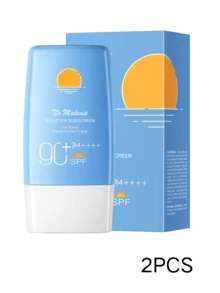 1/2/3支装 SPF 90/50 防晒霜，有效阻隔紫外线，清爽不油腻，提供户外防护和保湿，适合所有肤质，尤其适合夏季和海滩使用。 - 彩色 - 查看 13
