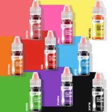 烘焙色液 - 多种鲜艳颜色的色液套装，用于烘焙、糖霜、蛋糕装饰、复活节彩蛋、DIY 手工用品套件的染料 - 部分配件随机发送 - 1件 - 查看 17