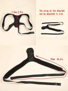 Adjustable Back Shoulder Posture Corrector Brace, For Clavicle Support, Neck, Back And Shoulder, Suitable For Adults, For Posture Correction