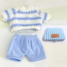 Doll Striped Sweater Set: Cute And Comfortable Striped Sweater And Pants, Suitable For All Labubo Dolls, Available In Multiple Colors. - Multicolor - View 13