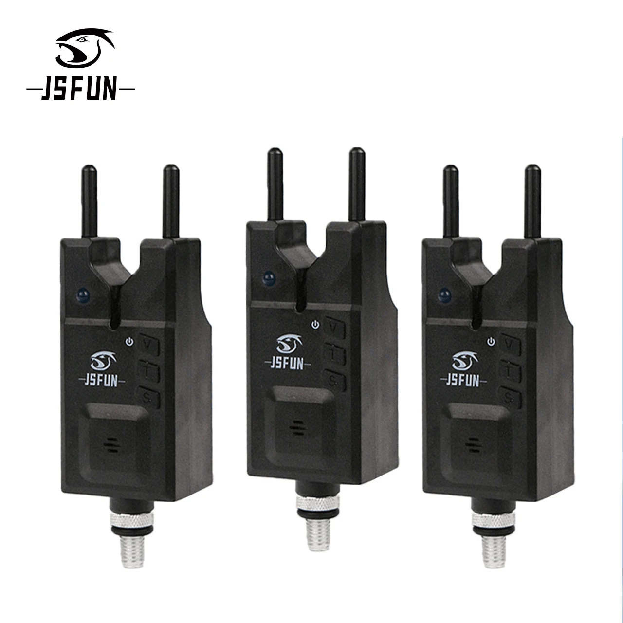 European Style Carp Fishing Rod Bite Alarm With LED Light, Highly Sensitive Automatic Sensing