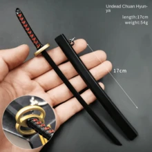Anime Katana Keychain Set - Mini Sword Model Decor, 54g Collectible, Gift For Birthday, Christmas, Halloween - Multicolor - View 8