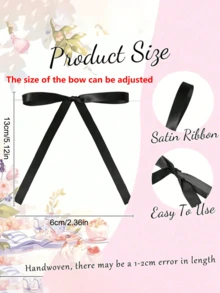 10 chiếc nơ ruy băng trang trí bánh kem, váy bánh bằng lụa, trang trí bánh tốt nghiệp, trang trí bàn tiệc sinh nhật, trang trí bánh sinh nhật chủ đề ba lê, nơ ruy băng đen trang trí bánh kem, thích hợp cho tiệc sinh nhật, tiệc mừng em bé, đám cưới. - Nhiều màu - Xem 11