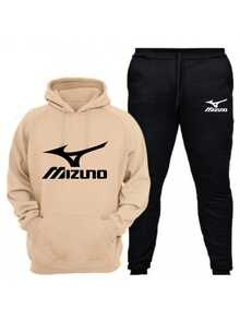 Unisex Sports Set, Warm Sweater + Pants, New Release - 卡其色 - 查看 1