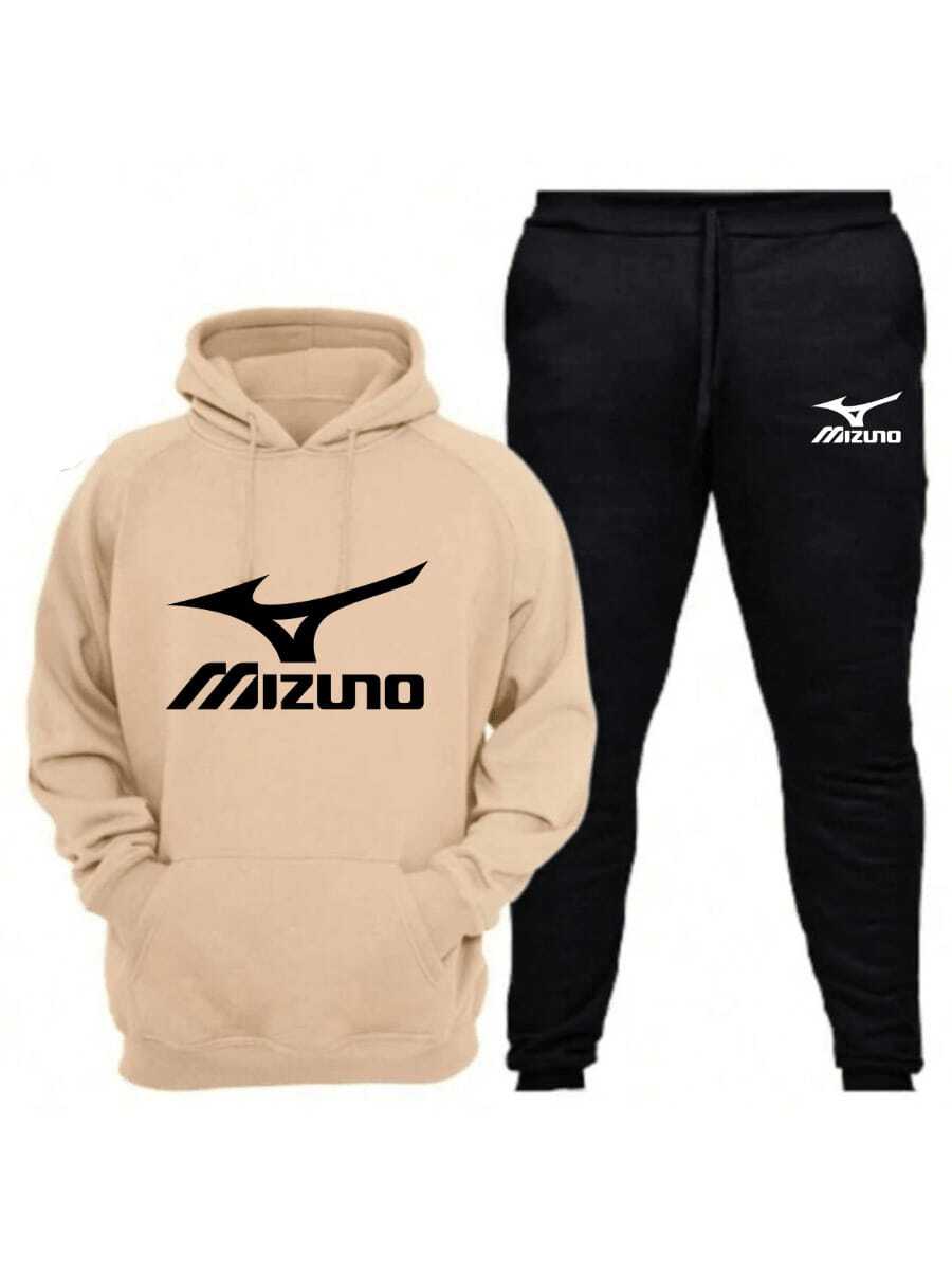 Unisex Sports Set, Warm Sweater + Pants, New Release - 卡其色 - 查看 1