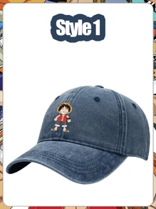 ONE PIECE Anime ONE PIECE: Baseballkappe, Cowboykappe, Washed Kappe, Baseballkappe