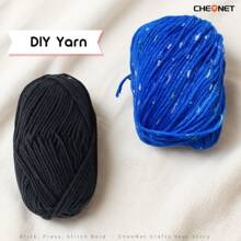 50G 2PCS Bundles DIY Yarns For Crochet Handmade Sweaters Bags Caps Scarf Blanket.
