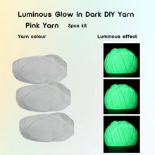 Yarn suave y suave que brilla en la oscuridad para manualidades DIY, proyectos que brillen en el ocaso, manualidad nocturna, accesorios y suministros de tejer, artesanía creativa, tonos vibrantes, Yarn versátil