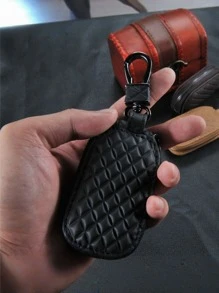 男士钥匙包通用大容量钥匙收纳包简约钥匙扣男士钱包迷你钱包零钱包