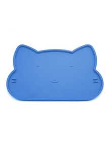 1 pièce, Placemat pour animal de compagnie, tapis pour chat et chien, anti-débordement, antidérapant, imperméable, placemat en silicone, facile à rincer, résistant à l'usure et durable, léger à plier, facile à stocker