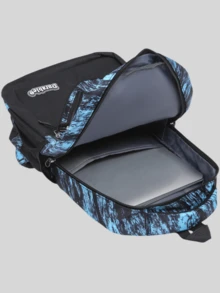 三合一大容量休闲背包套装，包括保温午餐袋、笔记本电脑背包、印花涂鸦设计户外旅行背包，适合学生和成人 - 彩色 - 查看 5