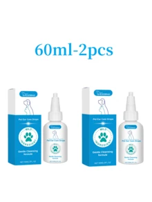 YEGBONG 1pc 60ml Pet Ear Care Drops, Suitable For Cleaning, Deodorizing, And Caring For Dog And Cat Ears - Multicolor - View 12