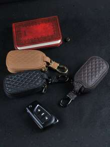 男士钥匙包通用大容量钥匙收纳包简约钥匙扣男士钱包迷你钱包零钱包