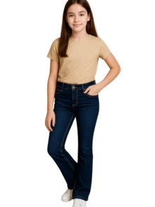 Calça jeans feminina Infantil  top