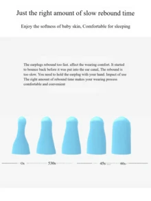 4-Color Random Noise Reduction Earplugs, 1 Pair For Daily Wear - View 6