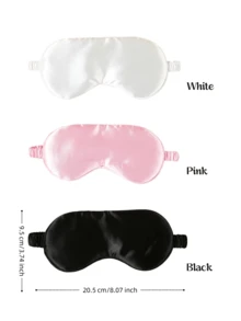 1pc Sleeping Eye Mask, Customized Eye Mask, Made Of High-Elastic Polyester, Suitable For All Face Shapes, Unisex, Usable In All Seasons, Essential For Summer Naps, Suitable For Students, White-Collar Workers, Offices, And Homes. Relieve Eye Fatigue, Essential For Gaming Activities! Optional Colors