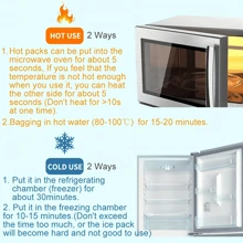 1 件可重复使用的冷冻胸垫，冷热乳房垫，配有舒适的毛绒套，多功能冷热敷凝胶珠胸垫，用于胸部放松，冷热胸部凝胶垫，送给女性的绝佳礼物 - 送给妈妈的完美礼物