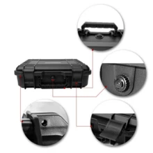 Waterproof Protective Hard Carry Flight Case Camera Equipment Storage Secure Box - Black - View 8