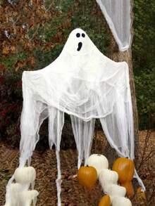 1 pezzo Benda bianca per Ognissanti, gigabozzi gommoso mummia benda, rotolo di fascia per cosplay, mascherata, carn Prop Accessori fotografici Tomb Adventure