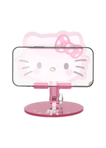 Sanrio Hello Kitty & My Melody 甜心系列多功能支架 - 手机支架，桌面友好型可爱手机支架，多功能 iPad 和平板电脑支架，床边懒人支架，便携可折叠