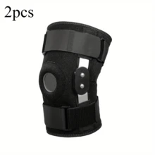 Men's And Women's Knee Pads Adjustable Sports Knee Brace With Compression Straps - Hand Washable - Perfect For Running, Hiking, Basketball, And More - Black - View 2