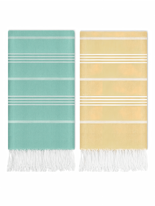 2 piezas Toallas de playa turcas, toallas de natación compactas extra grandes sin arena, de secado rápido y delgadas, de lujo con el mejor lino orgánico, accesorios esenciales de viaje y para la ducha, decoración de baño, artículos esenciales de playa para verano y vacaciones