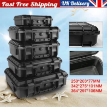 Waterproof Protective Hard Carry Flight Case Camera Equipment Storage Secure Box - Black - View 2