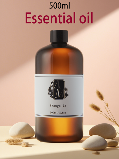 500ml Essential Oil Fragrance Refill Liquid, 28% Concentration (Higher Than Common 4%-6% Products), Suitable For Ultrasonic Aroma Diffuser, Reed Diffuser, Flameless Aromatherapy, Hotel Premium Fragrance Oil Reed Sticks